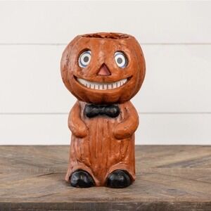 Ragon House Halloween 12.5" Pumpkin Boy‎ Bucket Pail Vintage Inspired NEW